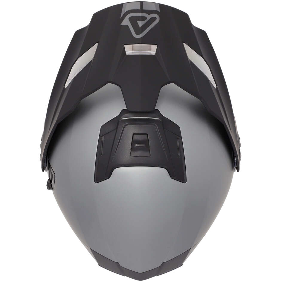 Acerbis Rider P/J Mono Modular Motorcycle Helmet Matt Grey