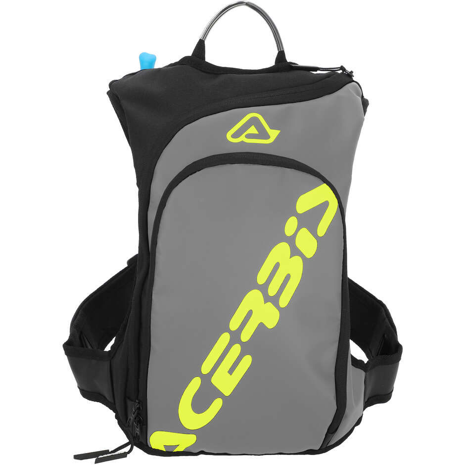 Acerbis Sather Logo Motorcycle Backpack Black Yellow