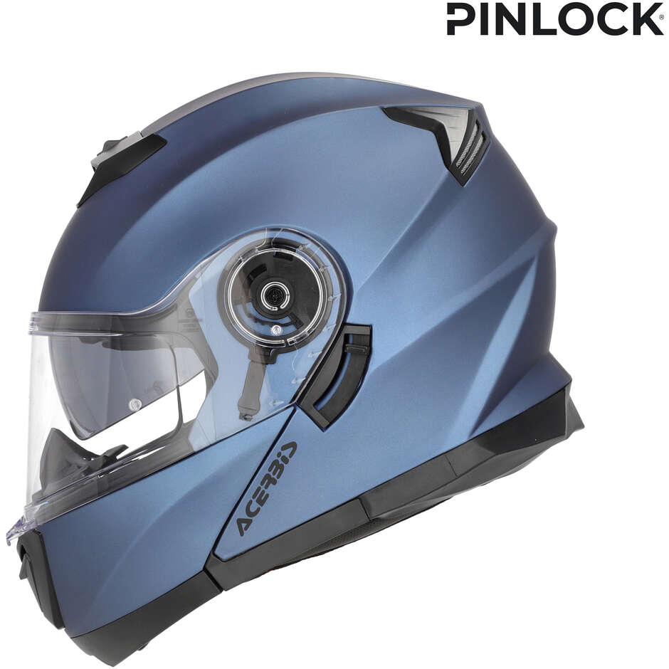 Acerbis SEREL 22.06 Doppelvisier Modularer Motorradhelm Blau