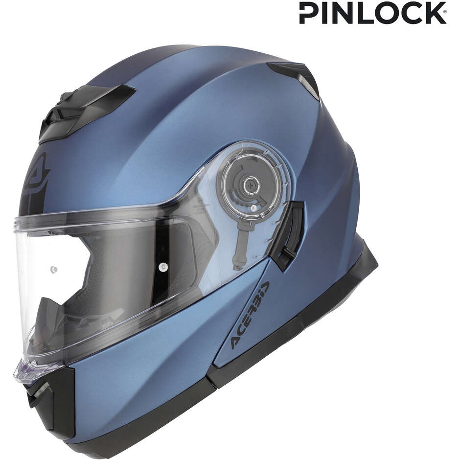 Acerbis SEREL 22.06 Double Visor Modular Motorcycle Helmet Blue