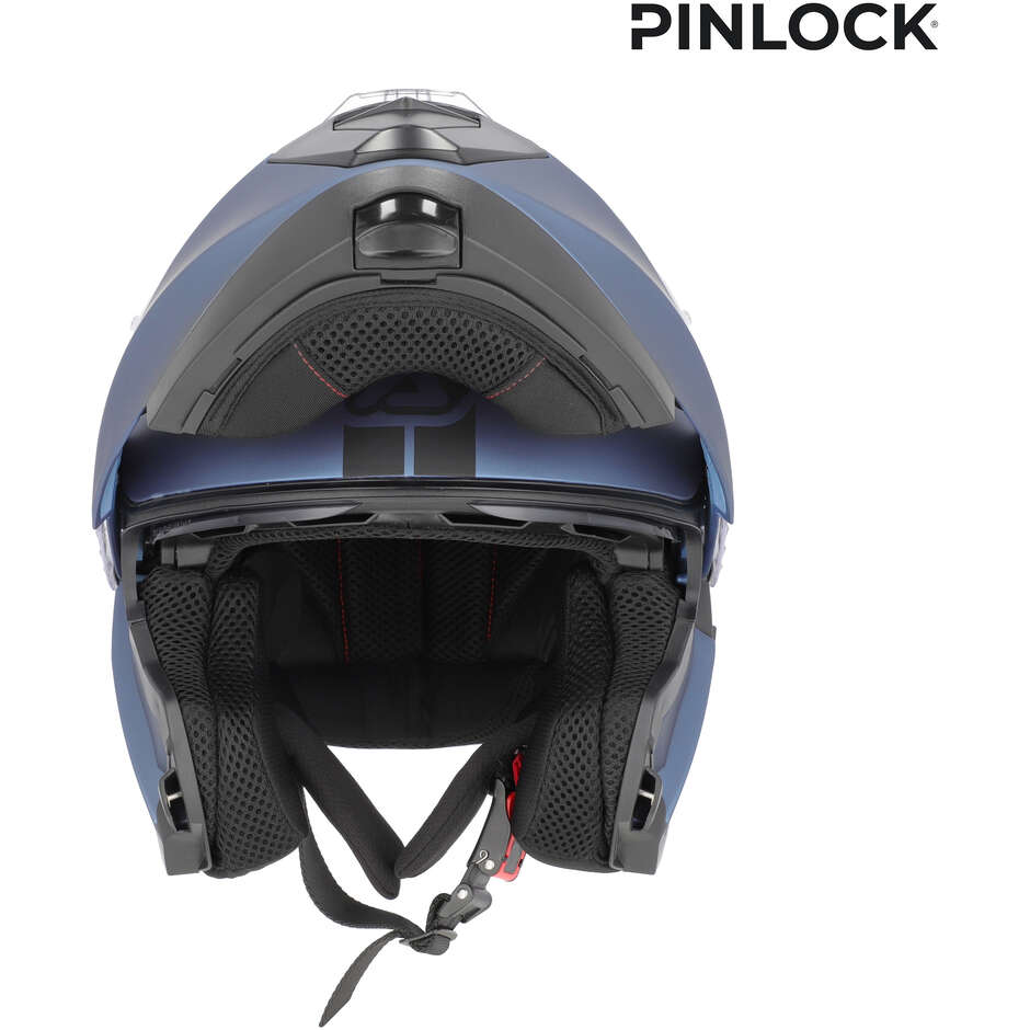 Acerbis SEREL 22.06 Double Visor Modular Motorcycle Helmet Blue