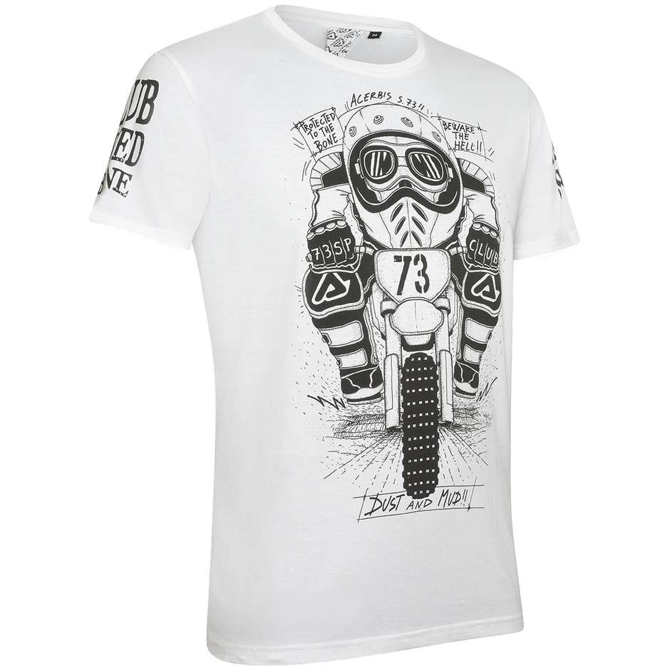 Acerbis SHIELD SP CLUB Casual Motorcycle Jersey White
