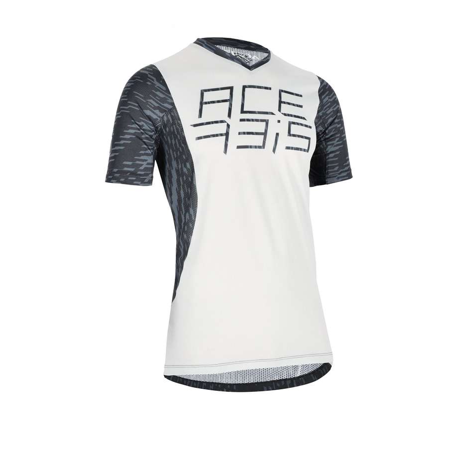 Acerbis Short Sleeve Bike Jersey Mtb eBike Combat Black White