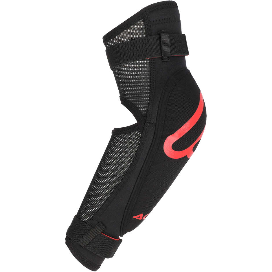 Acerbis Soft Elbow Guards for Kids, Red