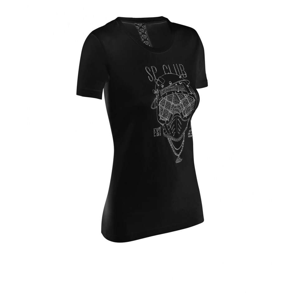 Acerbis SP CLUB DIVER LADY T-shirt décontracté pour femme Noir