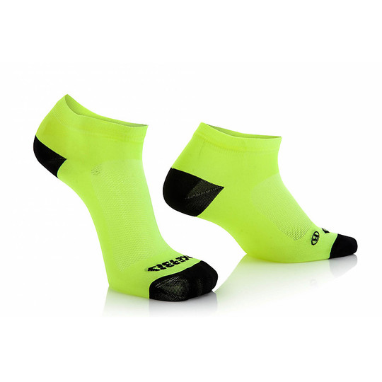 Acerbis Sport Socks Short Fluo Yellow Technical Socks