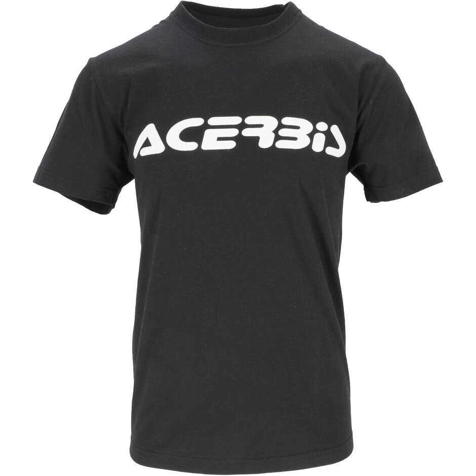 Acerbis T-Shirt T LOGO Noir Blanc