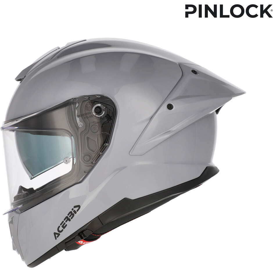 Acerbis Tarmak-X Grey Integrated Motorcycle Helmet