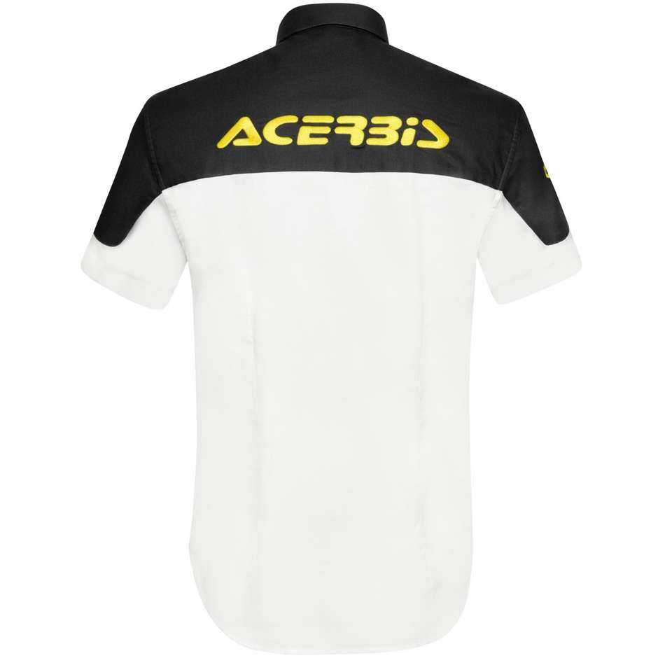 Acerbis TEAM Casual Shirt White Black