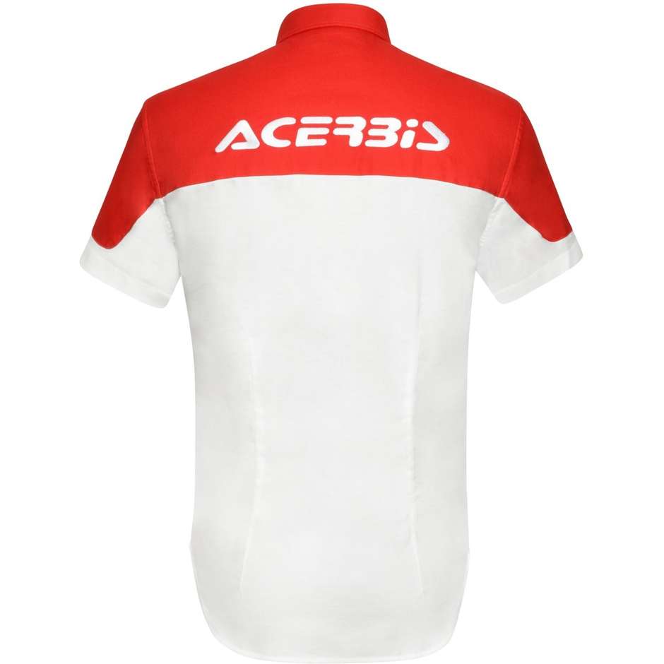 Acerbis TEAM Casual Shirt White Red