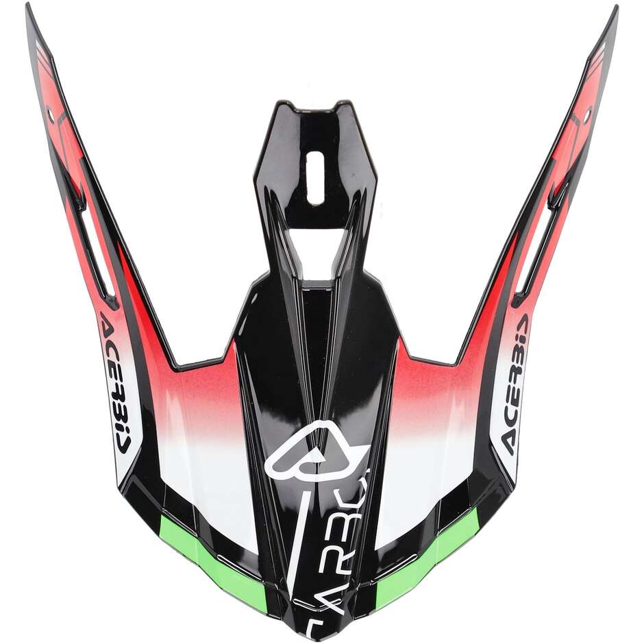 Acerbis These für STEEL CARBON 2206 Grün Rot Helm