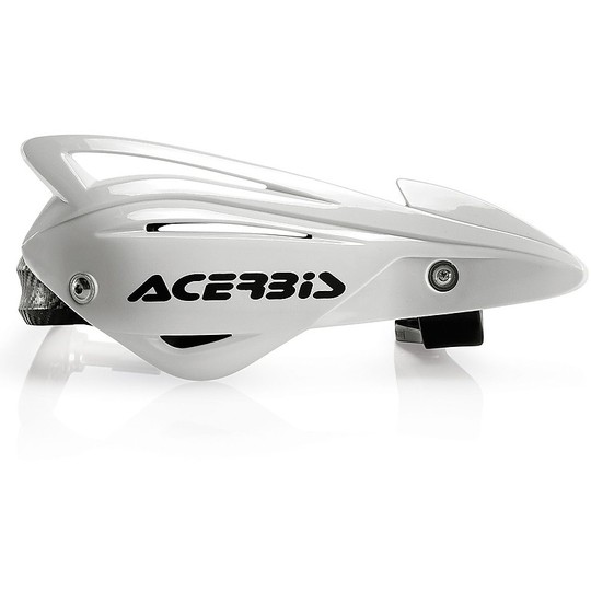 Acerbis Tri Fit Universal Cross Enduro Protège-mains de moto Blanc
