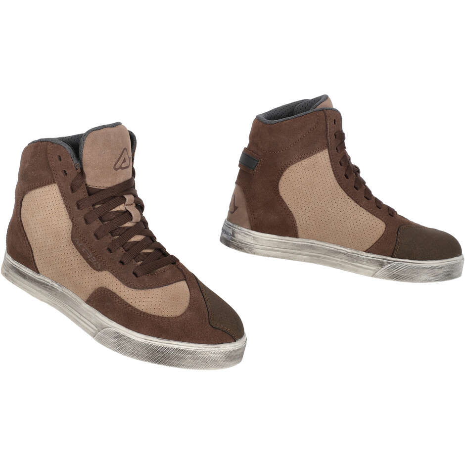 Acerbis VELOCITY RAW Braune Motorradschuhe