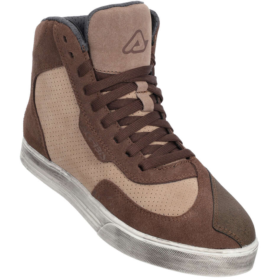 Acerbis VELOCITY RAW Braune Motorradschuhe