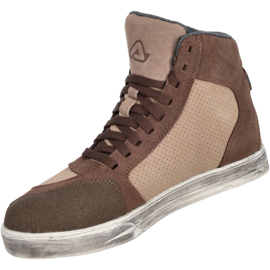 Acerbis VELOCITY RAW Braune Motorradschuhe