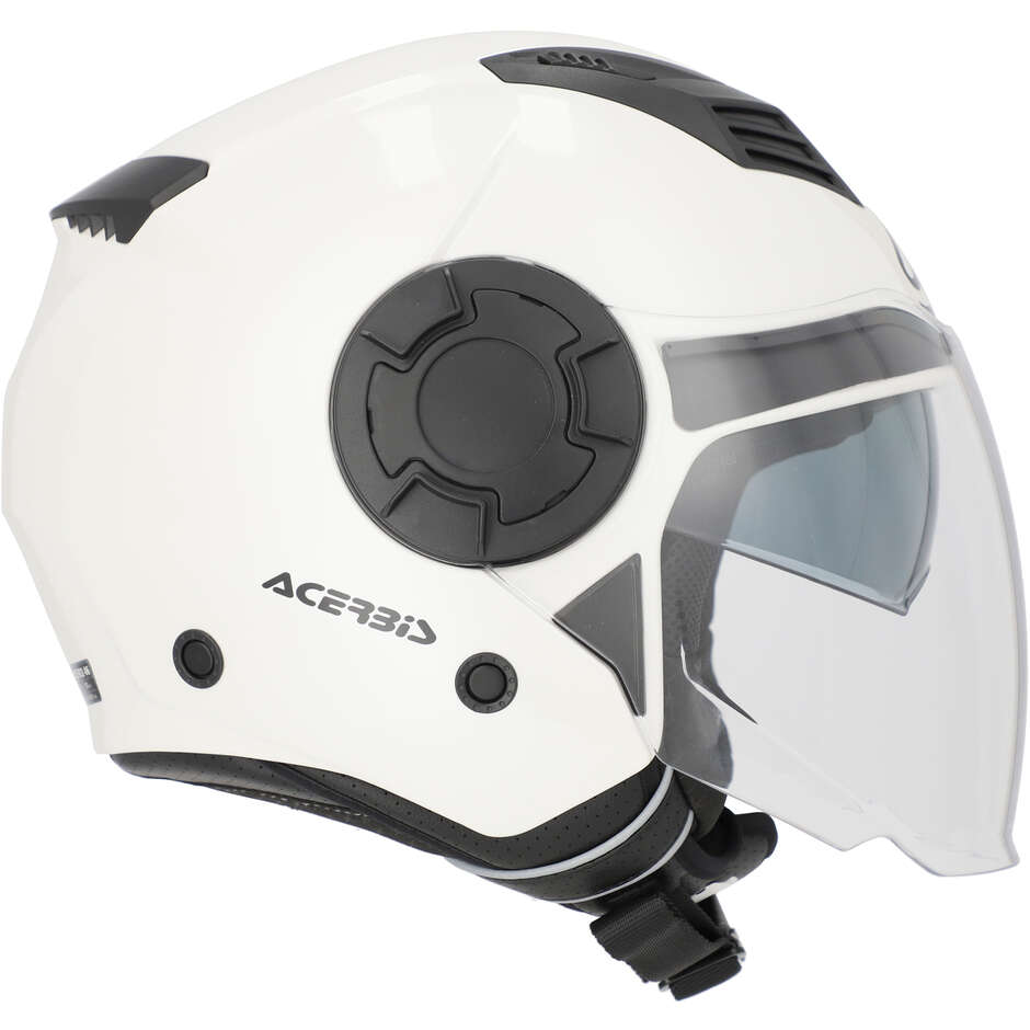 Acerbis VENTO 2206 Double Visor Jet Motorcycle Helmet White