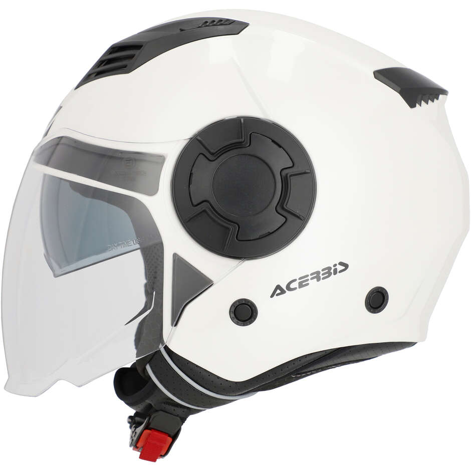 Acerbis VENTO 2206 Double Visor Jet Motorcycle Helmet White