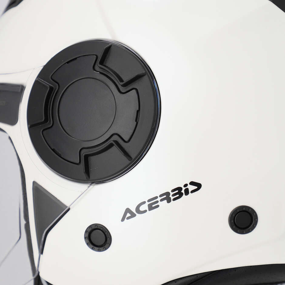 Acerbis VENTO 2206 Double Visor Jet Motorcycle Helmet White