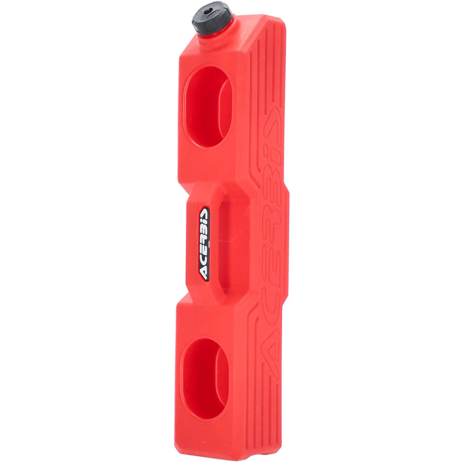 Acerbis Vertikaler T Zusatztank ohne Kit 6 L (Rot)