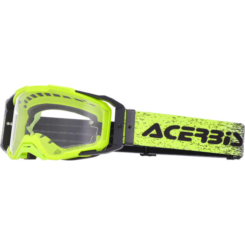 ACERBIS VITRION Motocross-Brille, fluoreszierendes Gelb