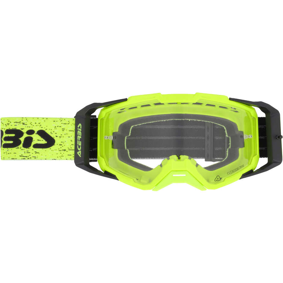 ACERBIS VITRION Motocross-Brille, fluoreszierendes Gelb
