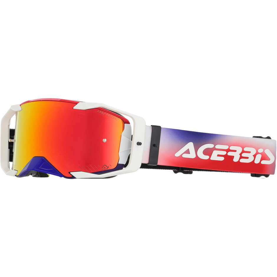 ACERBIS VORTEX MIRROR Motocross-Brille Blau und Rot
