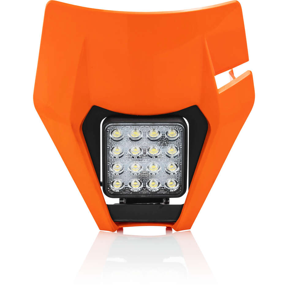 Acerbis VSL Headlight Mask for KTM Orange