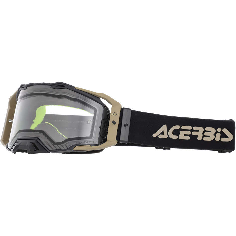 ACERBIS VULCAN ENDURO Motocross-Brille Schwarz Braun