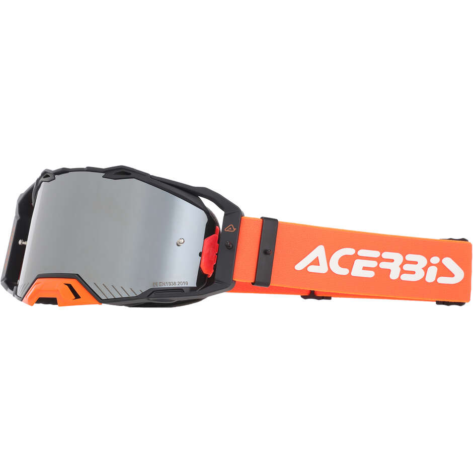 ACERBIS VULCAN MIRROR Motocross Goggles Yellow Black/Orange