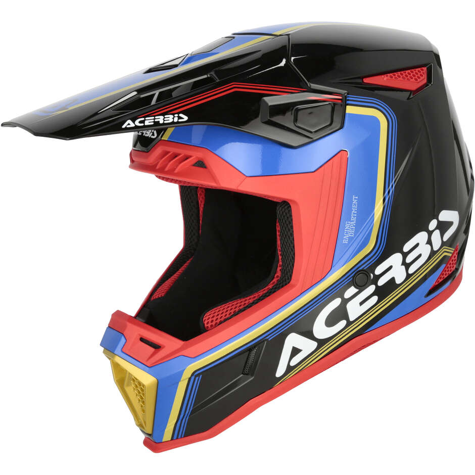 Acerbis Whoops Cross Enduro Motorcycle Helmet Black Blue