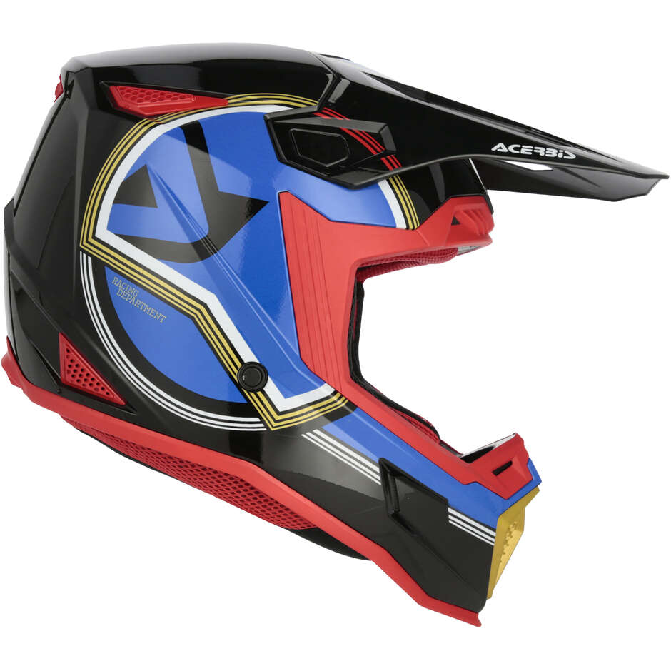 Acerbis Whoops Cross Enduro Motorcycle Helmet Black Blue