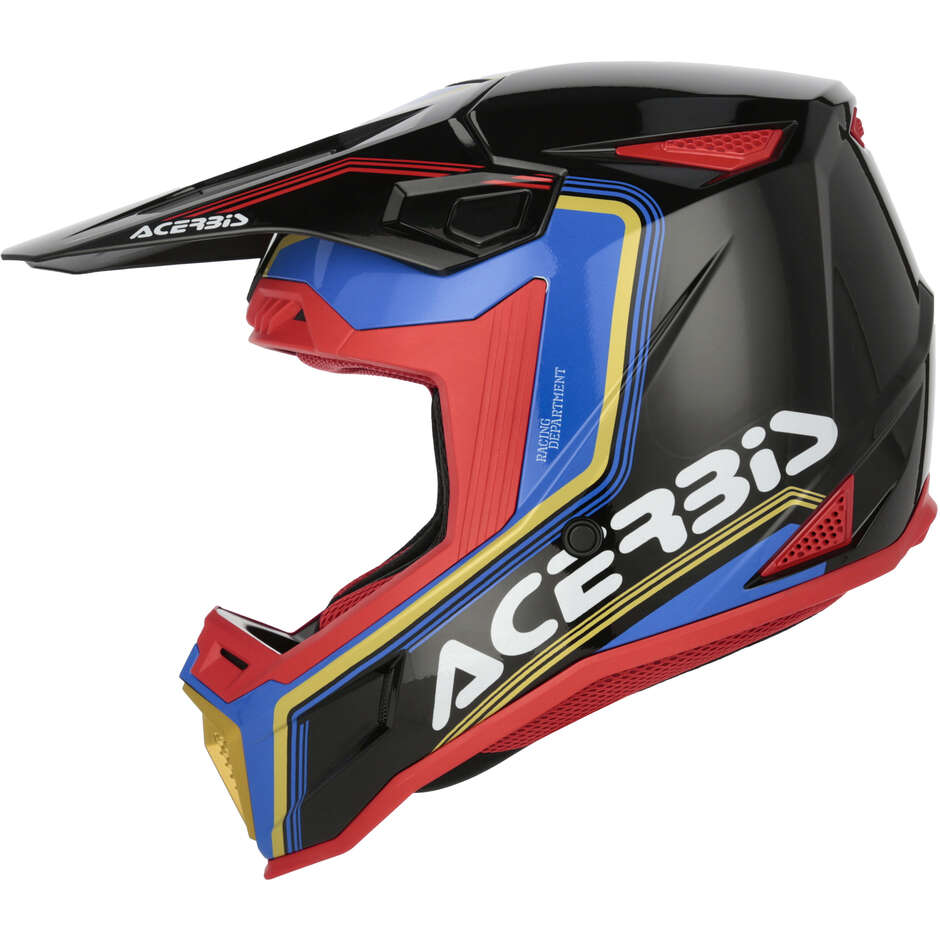 Acerbis Whoops Cross Enduro Motorcycle Helmet Black Blue