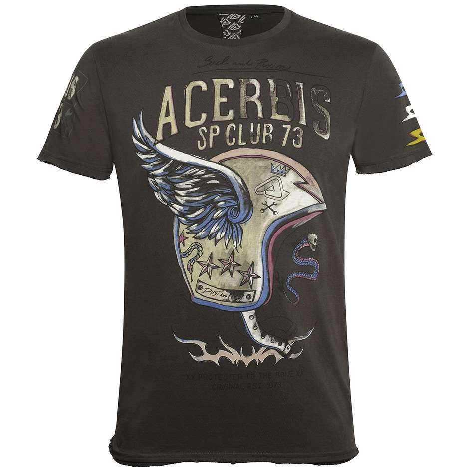 Acerbis WINGS SP CLUB Casual Motorcycle Jersey Dark Gray