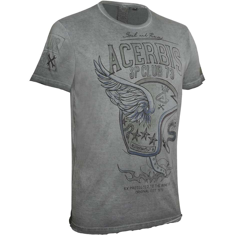 Acerbis WINGS SP CLUB Casual Motorcycle Jersey Light Gray
