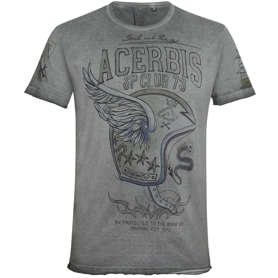 Acerbis WINGS SP CLUB Casual Motorcycle Jersey Light Gray
