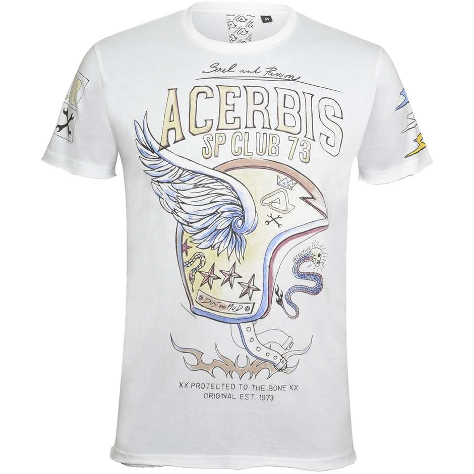 Acerbis WINGS SP CLUB Casual Motorcycle Jersey White