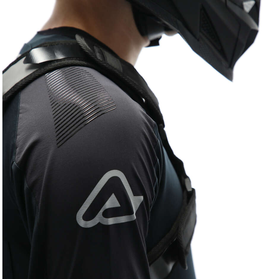 Acerbis X-DURO 3.0 Motocross-Trikot Schwarz