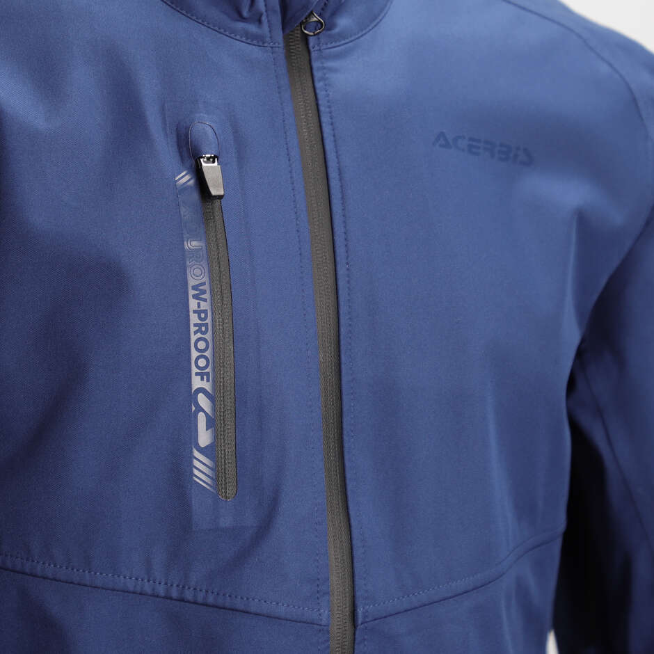 ACERBIS X-DURO WATERPROOF 2.0 Motorcycle Jacket Dark Blue