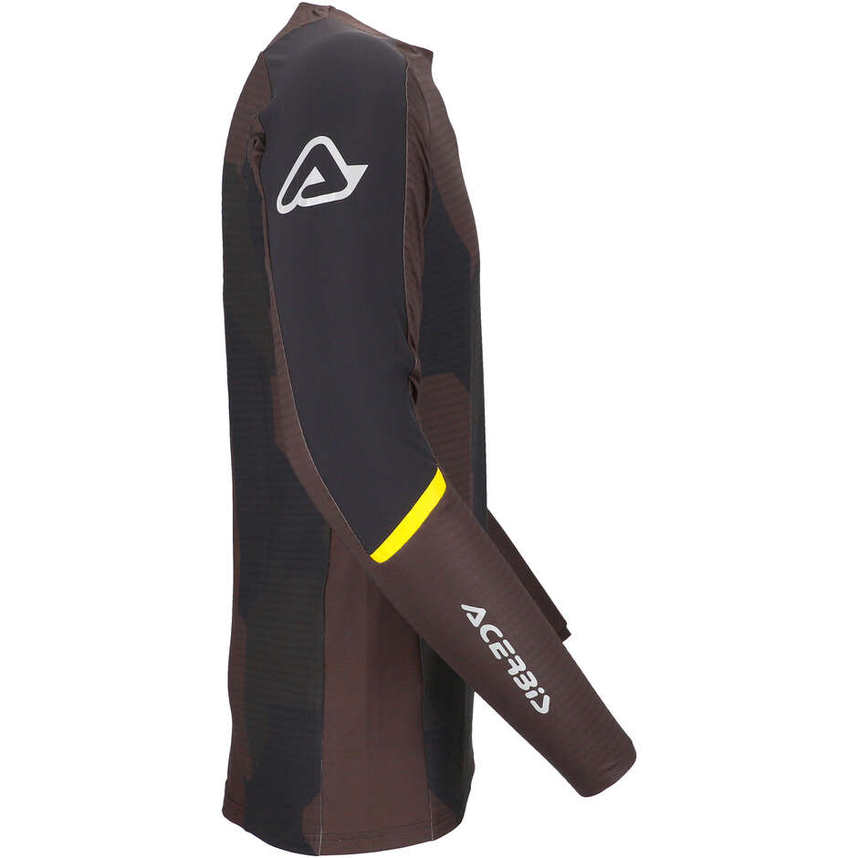 Acerbis X-Duro Winter Black Yellow Cross Enduro Motorcycle Jersey