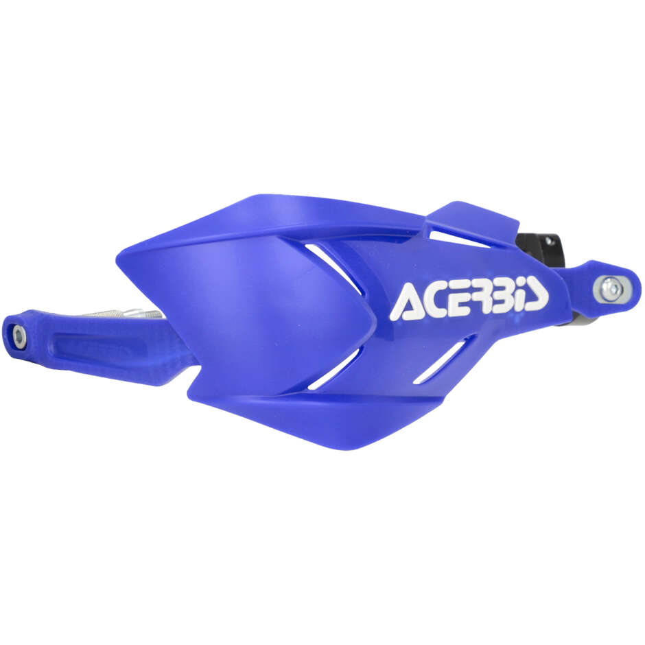 ACERBIS X-FACTORY Motorrad Handprotektoren Blau Weiß