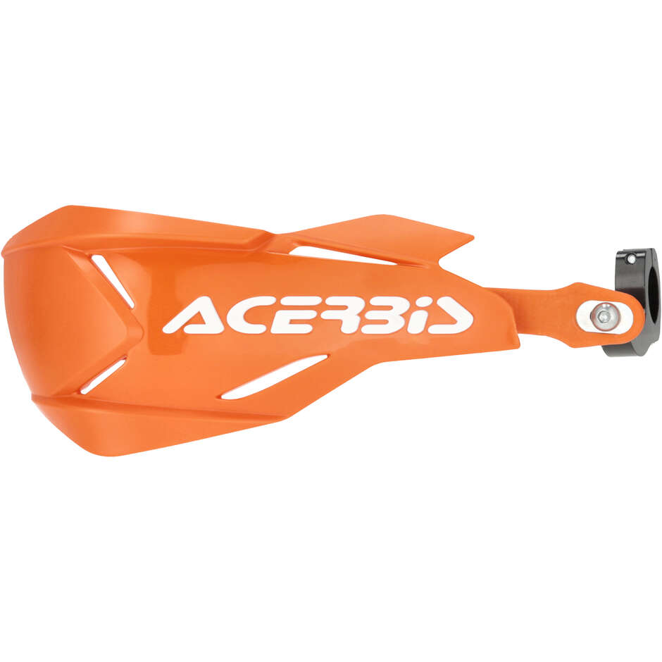 ACERBIS X-FACTORY Motorrad Handprotektoren Orange Weiß