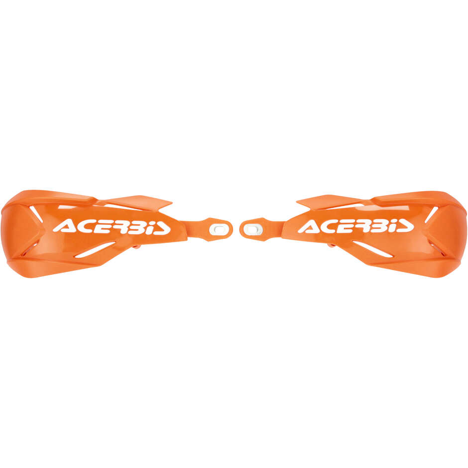 ACERBIS X-FACTORY Motorrad Handprotektoren Orange Weiß