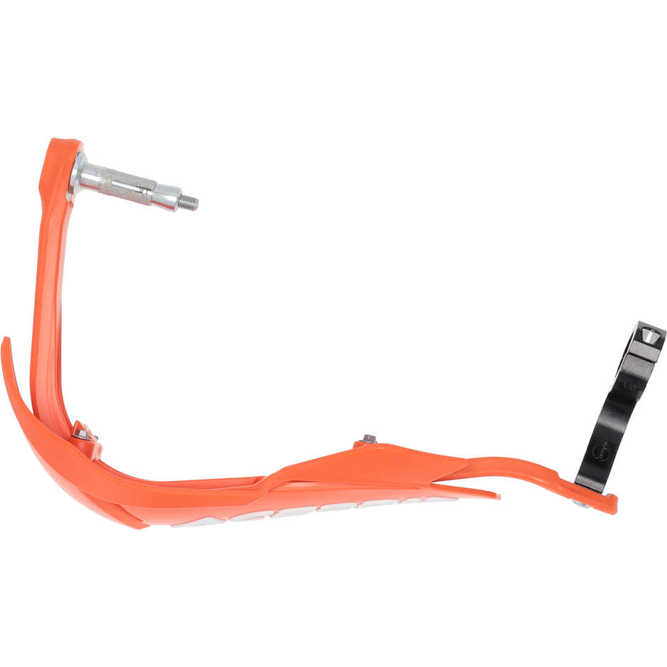 ACERBIS X-FACTORY Motorrad Handprotektoren Orange Weiß