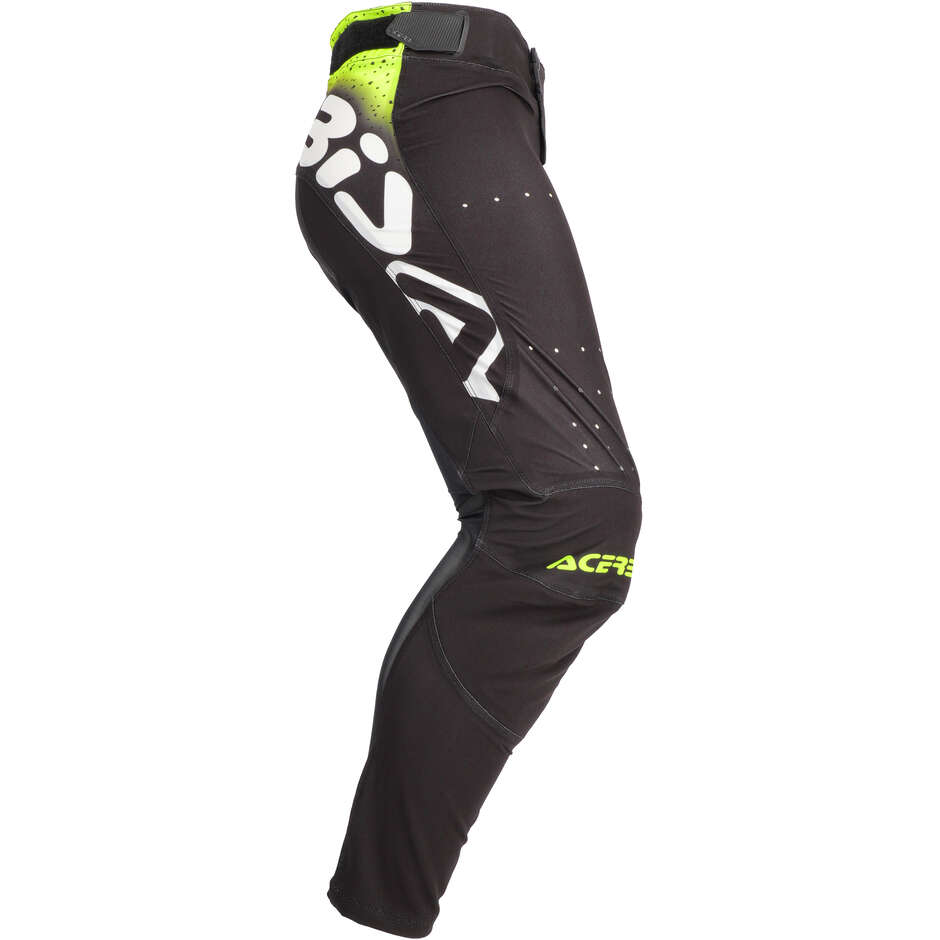 Acerbis X-FLEX 2.0 ANAHEIM Cross Enduro Motorradhose Schwarz Fluoreszierendes Gelb