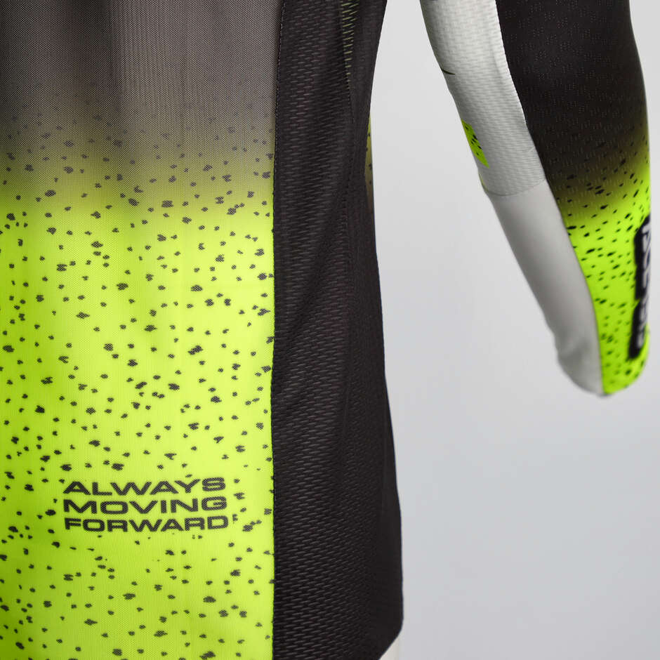 Acerbis X-FLEX 2.0 ANAHEIM Motocross-Trikot Schwarz Fluoreszierendes Gelb