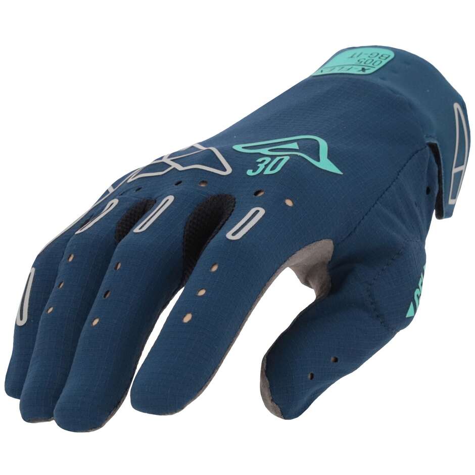 Acerbis X-FLEX 2.0 Dunkelblaue Moto-Cross-Handschuhe