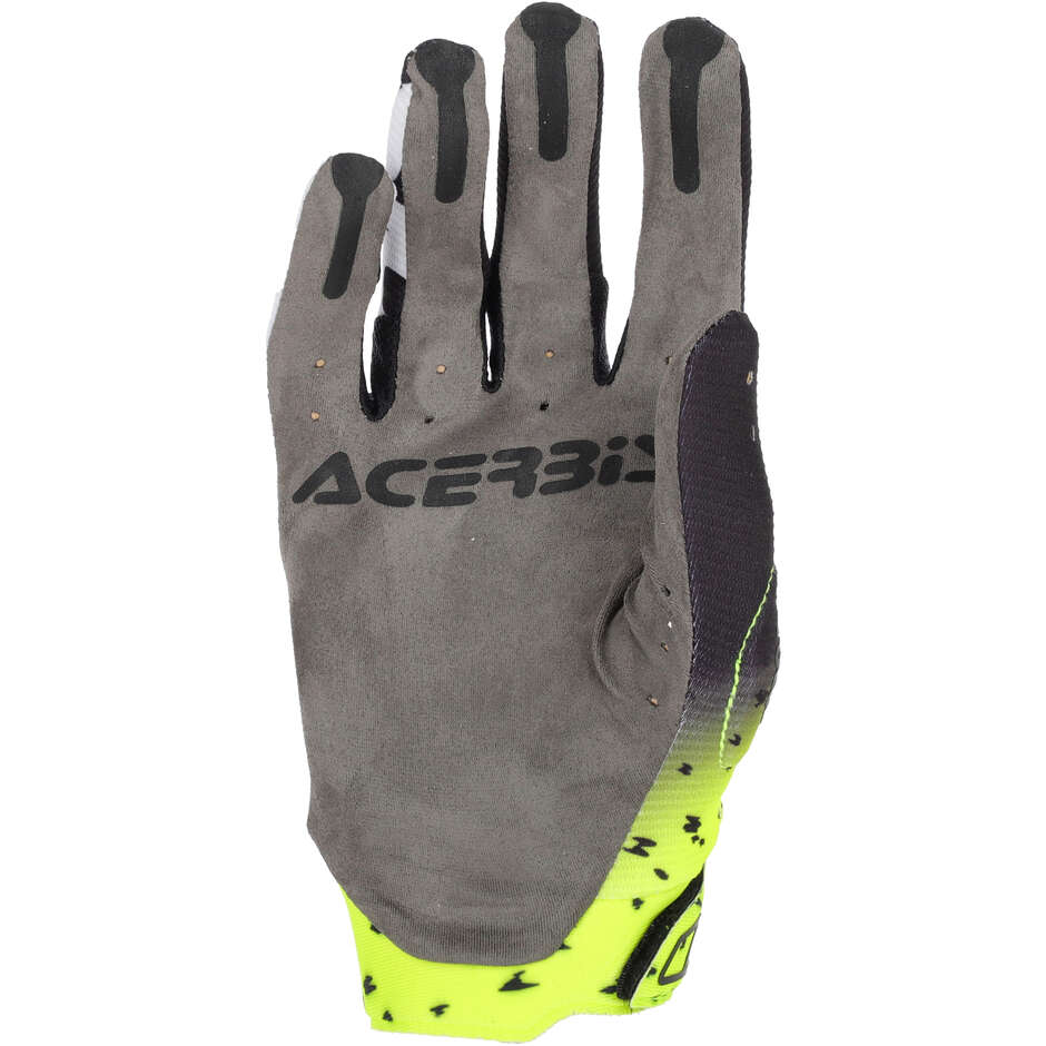 Acerbis X-FLEX 2.0 Motocross Gloves Black Fluo Yellow