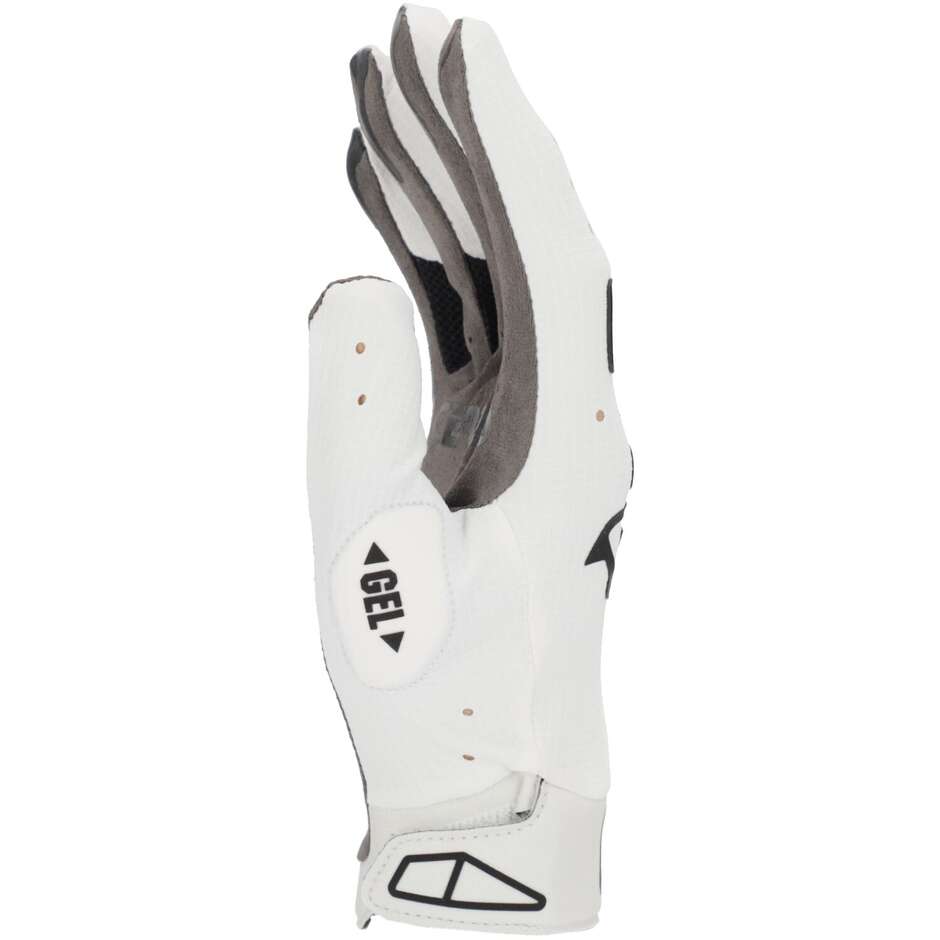 Acerbis X-FLEX 2.0 Weiße Moto-Cross-Handschuhe