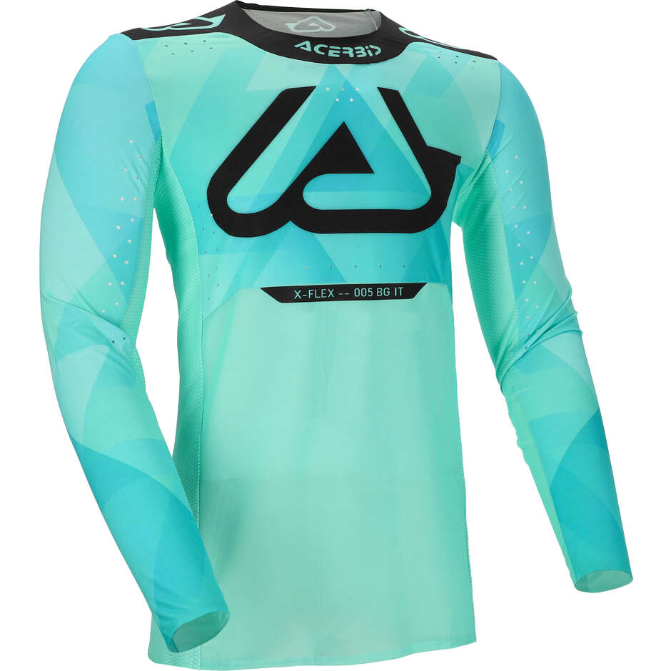 ACERBIS X-FLEX BLIZZARD 2.0 Türkis Motocross Enduro Trikot