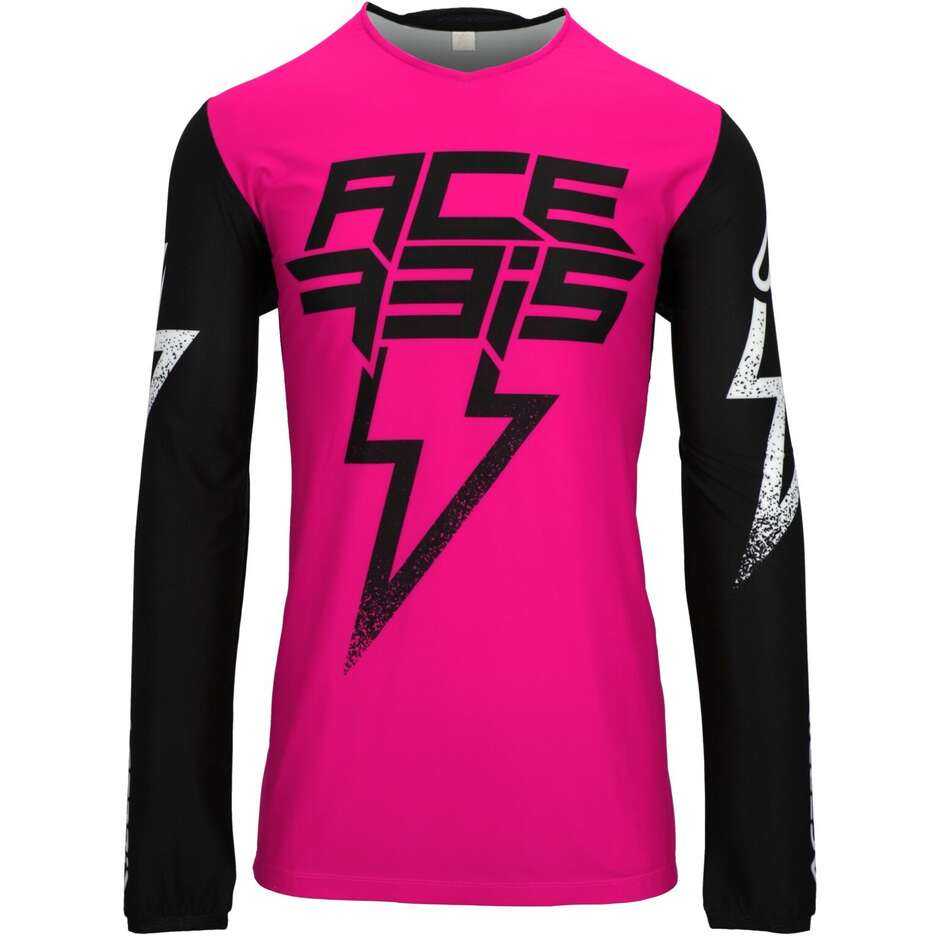 ACERBIS X-FLEX BLIZZARD Motocross Enduro Jersey Black Pink